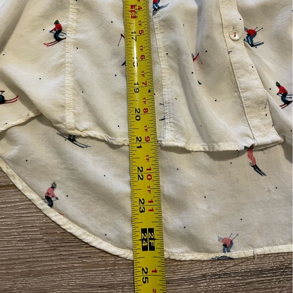 Maeve Anthropologie Larkin Skier Ski Resort Button Up
Shirt Blouse Size 6 - Picture 10 of 10